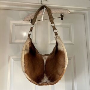 Vintage Christie Springbok (real hide) Shoulder Bag